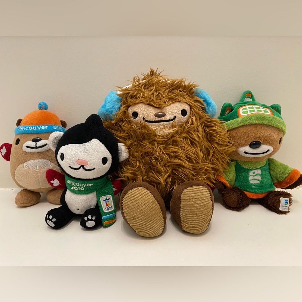 Vancouver 2010 Olympic Mascot Stuffed Animals